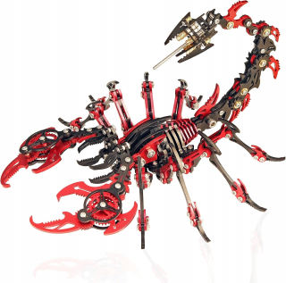 3D kovové puzzle Skorpion Súpravy 3D kovových modelov, ktoré si sami postavíte